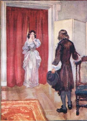 Elle est restée là un moment seulement, extrait de Lorna Doone publié par W & R Chambers Ltd, 1921